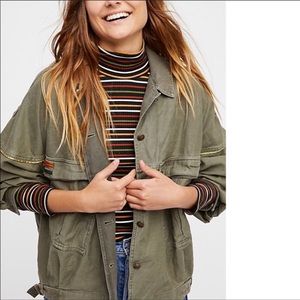 Free People Military Jacket
